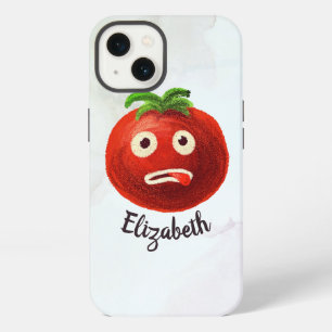 Kawaii Tomate Süße Lustige Cartoon Gemüse Name iPhone 13 Hülle