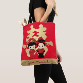 Kawaii traditioneller Chinese-Hochzeits-Paare Tasche (Von Nahem)