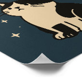 Kawaii traute Niedliche Katze. Ist es mir überhaup Poster (Ecke)