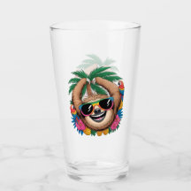 Kawaii Tropical Sloth – Cute Summer Vibes Rainbow 