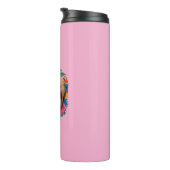 Kawaii Tropical Sloth – Cute Summer Vibes Rainbow Thermosbecher (Nach rechts gedreht)