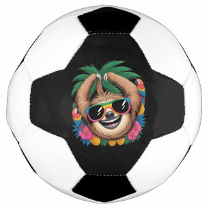 Kawaii Tropischer Faultier – Süße Sommer Stimmung Fußball