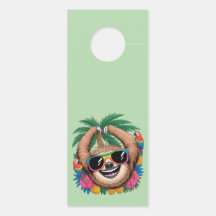 Kawaii-Tropischer Faultier – Süße Sommer-Vibes Reg