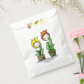 Kawaii Tulip Friends in Pots Favor Bag Geschenktütchen (Versiegelt)