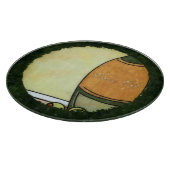 Kawaii Türkei Erntedank RUNDE NUR! Schneidebrett (Ecke)