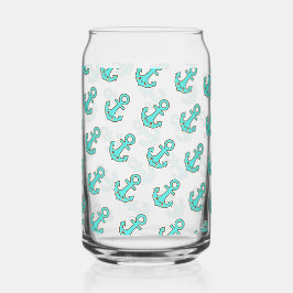 Kawaii Türkis Anchor - Whimsical & Cheerful Dosenglas