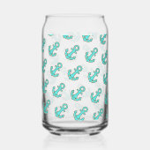 Kawaii Türkis Anchor - Whimsical & Cheerful Dosenglas (Rückseite)