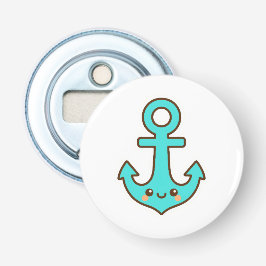 Kawaii Türkis Anchor - Whimsical & Cheerful Flaschenöffner