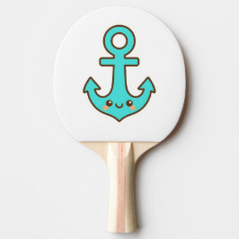 Kawaii Türkis Anchor - Whimsical & Cheerful Tischtennis Schläger