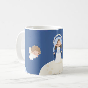 Kawaii unbefleckte Empfängnis Mariä Kaffeetasse