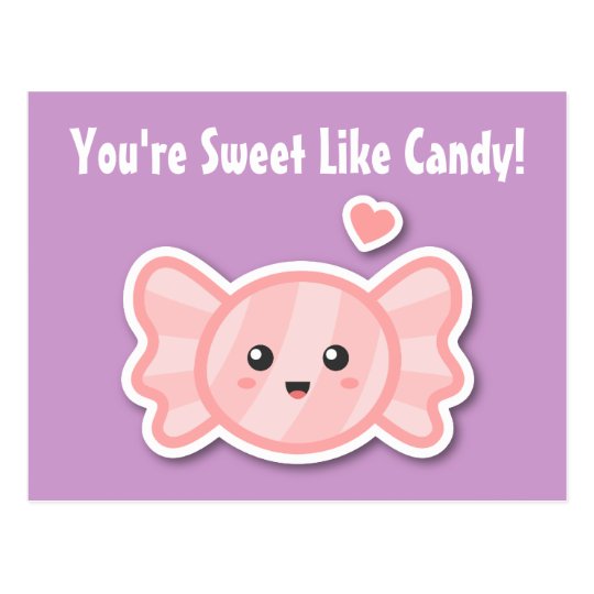 Kawaii Und Bonbon Mogen Sussigkeit Postkarte Zazzle De