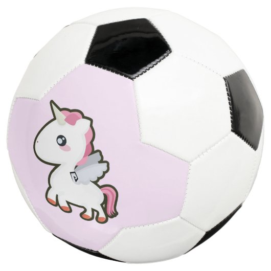 Kawaii Unicorn Fußball (Dreiviertel)