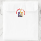 Kawaii Unicorn Hamster glaubt an Magic Sticker (Tasche)