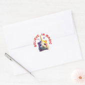 Kawaii Unicorn Hamster glaubt an Magic Sticker (Umschlag)