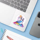 Kawaii Unicorn Katzenhai Panda Bärtiere geformt Aufkleber (Laptop mit iPhone)