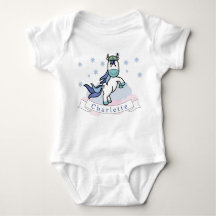 Kawaii Unicorn Niedliche Stars Wolken Name