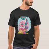 Kawaii Unicorn T-Shirt (Vorderseite)
