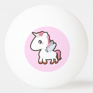 Kawaii Unicorn Tischtennisball