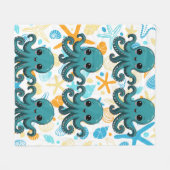 Kawaii unter dem Meeresmoor Fleecedecke (Vorderseite (Horizontal))