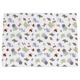 Kawaii unter der Sea Baby Shower Neutral Große Geschenktüte