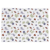 Kawaii unter der Sea Baby Shower Neutral Große Geschenktüte (Rückseite)