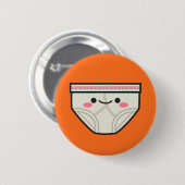 Kawaii Unterhose-Knopf Button (Vorne & Hinten)