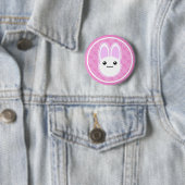 Kawaii Usagi Häschen-Kaninchen-Knopf-Abzeichen Button (Beispiel)