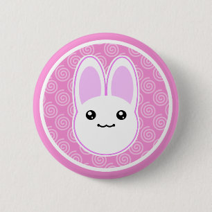 Kawaii Usagi Häschen-Kaninchen-Knopf-Abzeichen Button