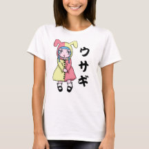 Kawaii Usagi Mädchen-T - Shirt
