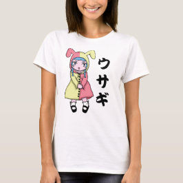 Kawaii Usagi Mädchen-T - Shirt