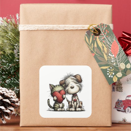 Kawaii Valentine Character 3 Inch Sticker – Cute L (Feiertag)