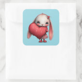 Kawaii Valentine Character 3 Inch Sticker – Cute L (Tasche)