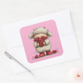 Kawaii Valentine Character 3 Inch Sticker – Cute L (Umschlag)