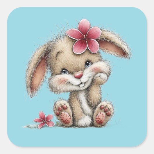 Kawaii Valentine Character 3 Inch Sticker – Cute L (Vorderseite)