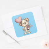 Kawaii Valentine Character 3 Inch Sticker – Cute L (Umschlag)