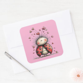 Kawaii Valentine Character 3 Inch Sticker – Cute L