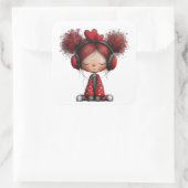 Kawaii Valentine Character 3 Inch Sticker – Cute L (Tasche)