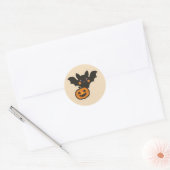 Kawaii Vampire Bat Neon Halloween Sticker (Umschlag)