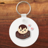 Kawaii Vanilleeis-Creme-und Schlüsselanhänger (Vorderseite)