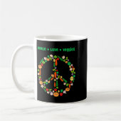 Kawaii Vegetables Peace Sign Funny Gift For Vegeta Kaffeetasse (Links)