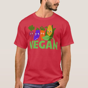 Kawaii Vegetables Pflanze basierend auf Ernährung  T-Shirt