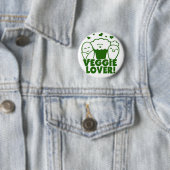 Kawaii Veggie-Liebhaber-Abzeichen Button (Beispiel)