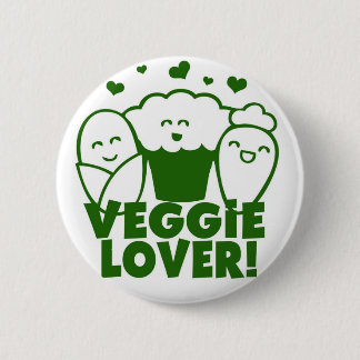 Kawaii Veggie-Liebhaber-Abzeichen Button