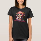 Kawaii Vietnamese New Year Girl & Snake T-Shirt (Vorderseite)