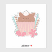 Kawaii Vinyl Sticker (Blatt)