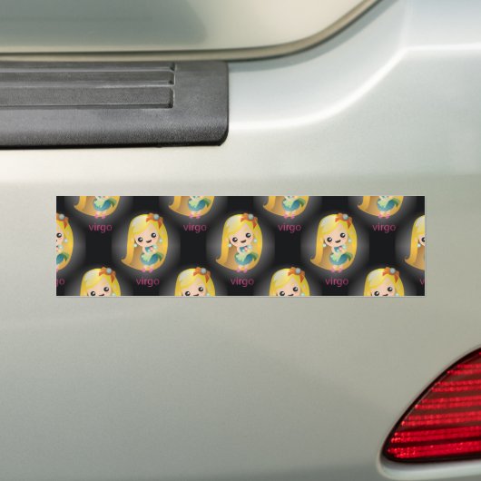 Kawaii virgo autoaufkleber (Auf Auto)