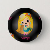 Kawaii virgo button (Vorderseite)