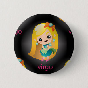 Kawaii virgo button