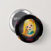 Kawaii virgo button (Vorne & Hinten)