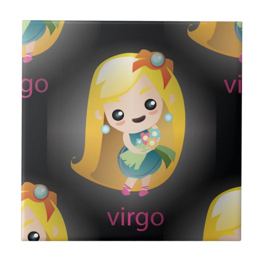 Kawaii virgo fliese (Vorderseite)